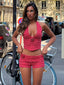 PIAI SHORTS POLKA DOT RED Shorts 