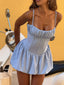 PIERA MINI DRESS BLUE Mini Dress 