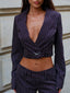 PIP BLAZER BROWN STRIPE Blazer 