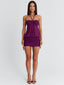 PIPAH MINI DRESS BURGUNDY Mini Dress 