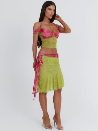 PIPPIN MIDI SKIRT PINA COLADA Maxi Skirt 
