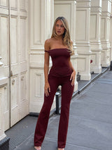 POSEY JUMPSUIT DARK MAUVE Jumpsuit BOSDA 