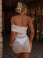 POSY MINI DRESS BRIGHT WHITE Mini Dress 