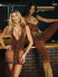 PYRA MINI DRESS RUST BROWN Mini Dress 