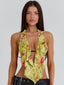 QAHIRA CROP TOP AZZURRA Crop Top 