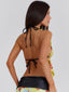 QAHIRA CROP TOP AZZURRA Crop Top 