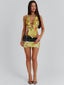 QAHIRA MICRO MINI SKIRT AZZURRA Mini Skirt 