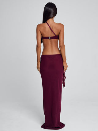 RAER MAXI DRESS BURGUNDY Maxi Dress 