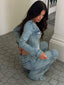 RANDI LONG SLEEVE TOP DENIM Tops 