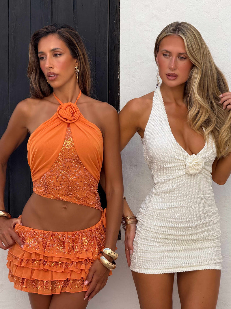 RAYELLE MINI DRESS ORANGE Mini Dress 