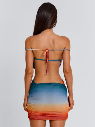 REGINA MINI DRESS OCEAN OMBRE Mini Dress 