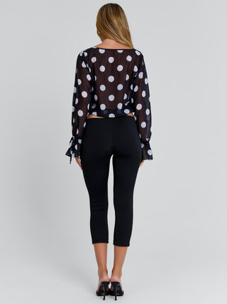 LUMAE CAPRI PANTS BLACK Pants 