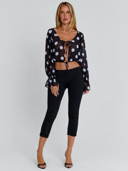 LUMAE CAPRI PANTS BLACK
