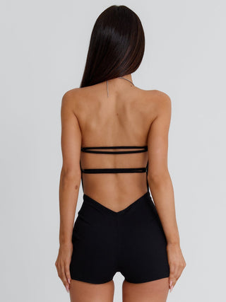 RHIANON PLAYSUIT BLACK Playsuit 