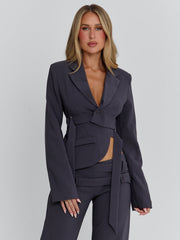 RIVERIA BLAZER CHARCOAL
