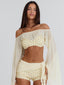 RIYA CROP TOP YELLOW POLKA DOT Crop Top 