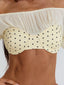 RIYA CROP TOP YELLOW POLKA DOT Crop Top 