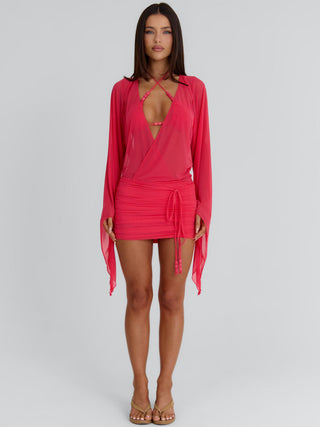 ROBERTA MINI DRESS CORAL Mini Dress 
