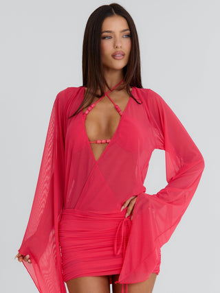 ROBERTA MINI DRESS CORAL Mini Dress 