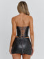 RODEO TOP DARK GREY Corset 