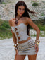 RODEO MINI SKIRT SAND Mini Skirt 