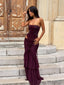 ROE BODYSUIT DARK MAUVE Crop Top 
