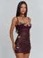 ROMI MINI DRESS DARK MAUVE Mini Dress 