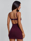 ROMI MINI DRESS DARK MAUVE Mini Dress 