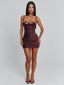ROMI MINI DRESS DARK MAUVE Mini Dress 