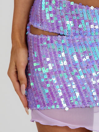 BRYN MINI SKIRT PURPLE Mini Skirt 