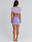 BRYN MINI SKIRT PURPLE Mini Skirt 