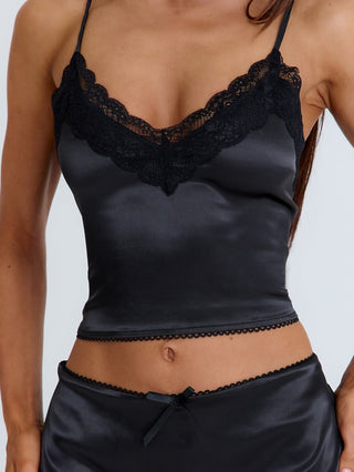 ROSEAMY CROP TOP BLACK Crop Top 