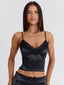 ROSEAMY CROP TOP BLACK Crop Top 