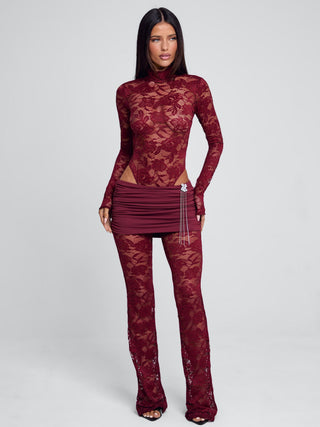 ROSELLE PANT WINE Pants 