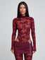 ROSELLE PANT WINE Pants 