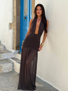 ROSII MAXI DRESS CHOCOLATE BROWN Maxi Dress 