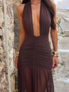 ROSII MAXI DRESS CHOCOLATE BROWN Maxi Dress 