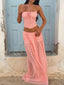ROSITA MAXI SKIRT CORAL Maxi Skirt 