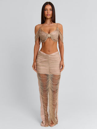 ROWAN TOP GOLD Crop Top 