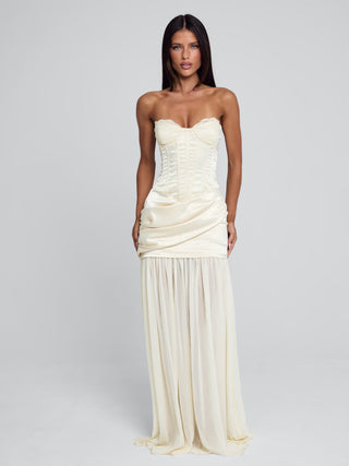 ROWNA MAXI DRESS IVORY Maxi Dress 