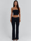 ROXIE LONGLINE TOP BLACK Top 