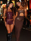ROZIA MAXI DRESS BROWN Maxi Dress 