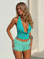 RUE TOP TEAL Tops 