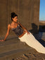 SADE CORSET TOP STEEL Crop Top 