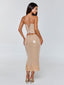 SAELA TOP BEIGE Crop Top 