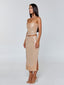 SAELA TOP BEIGE Crop Top 