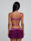SANTANA MINI DRESS BURGUNDY Mini Dress 