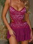 SANTANA MINI DRESS BURGUNDY Mini Dress 