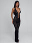 SAWYER JUMPSUIT BLACK BURNOUT Jumpsuit 