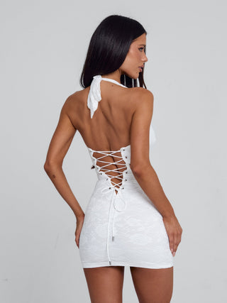 outcast white lace dress Women's Carmena Maxi Dress Off White in Size Medium by Outcast